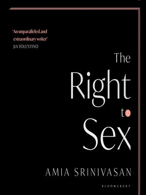cover image of The Right to Sex